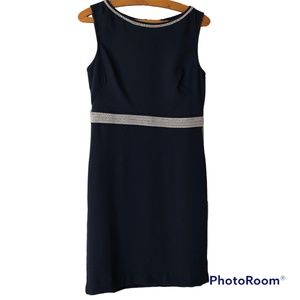 Navy Ann Taylor SZ 2 Classic Business Dress